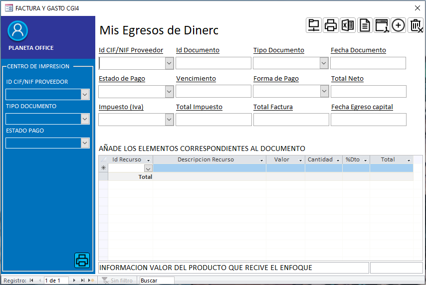 sistema control de gastos, gestión financiera, registro detallado, análisis de gastos, alertas de vencimiento, seguimiento integral